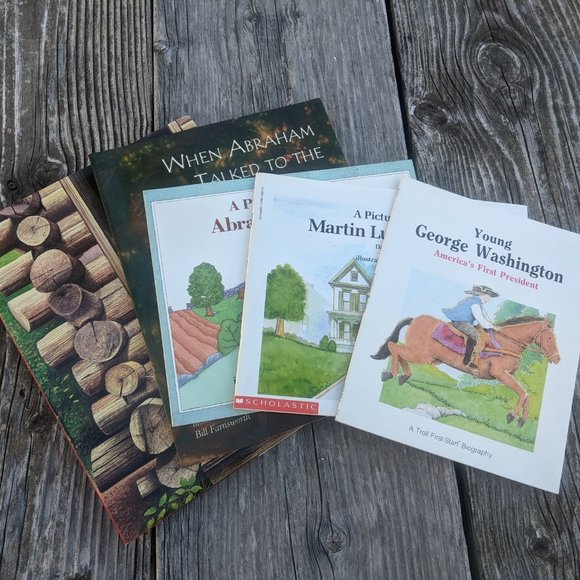President's Day Books Bundle set of  5 - Picture 1 of 6